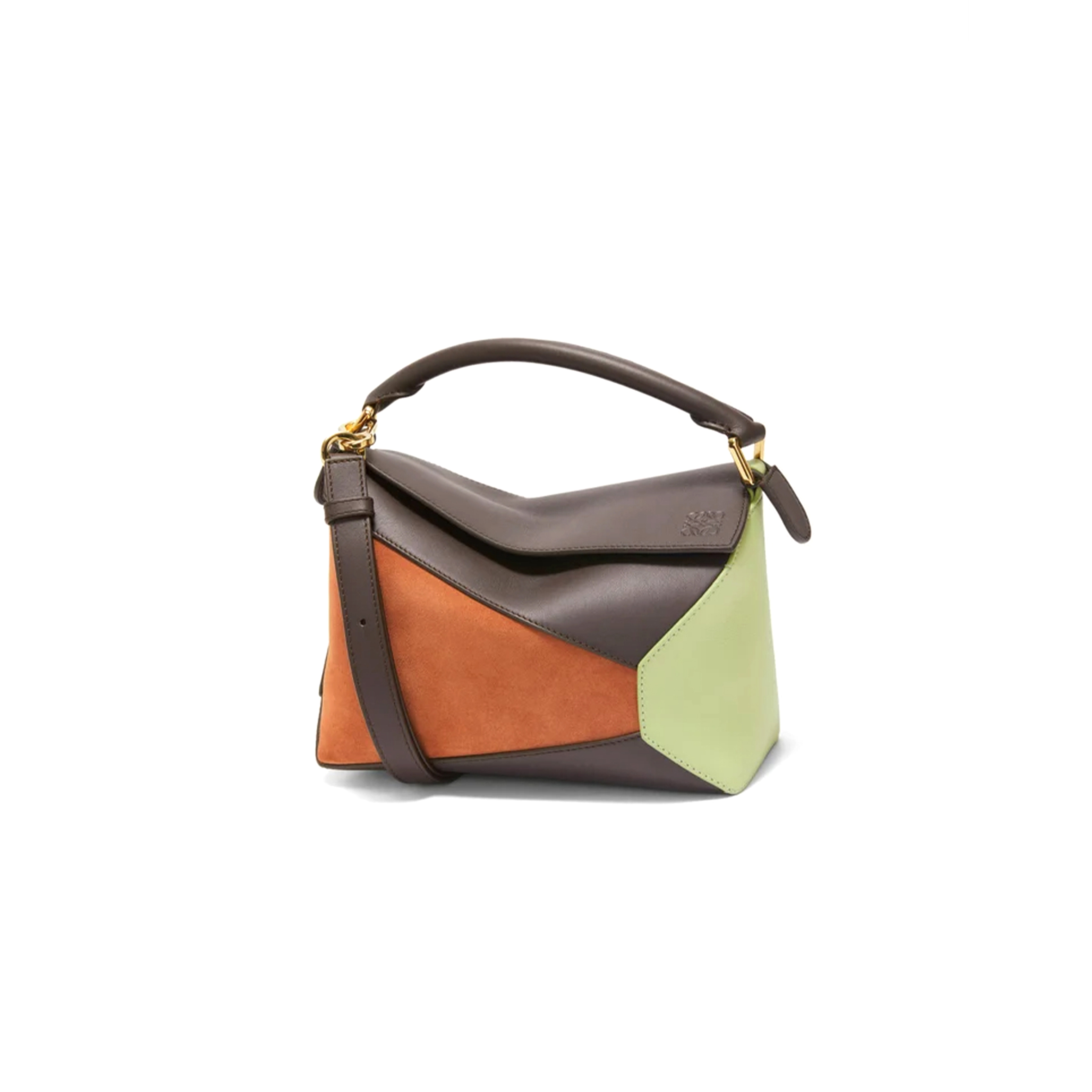 L0ew* small puzzle bag in classic calfskin and suede a510p60x94-4522 (24*16.5*10.5cm)